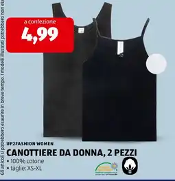ALDI Canottiere da donna, 2 pezzi offerta