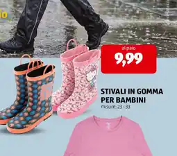 ALDI Stivali in gomma per bambini offerta
