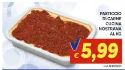 Vivo Supermercati Pasticcio di carne cucina nostrana offerta