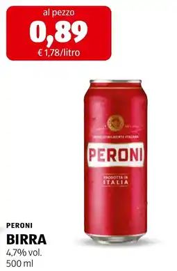 ALDI Peroni birra offerta