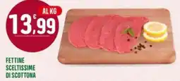 La Mimosa Supermercati Fettine sceltissime di scottona offerta