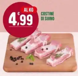 La Mimosa Supermercati Costine di suino offerta