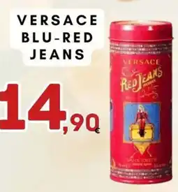 Ferdico Versace Red Jeans Woman offerta