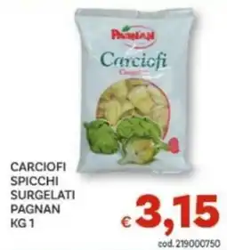 Vivo Supermercati Carciofi spicchi surgelati Pagnan offerta
