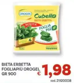 Vivo Supermercati Bieta erbetta fogliapiù orogel offerta