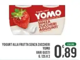 La Mimosa Supermercati Yogurt alla frutta senza zuccheri Yomo offerta