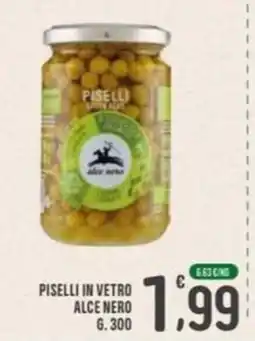 La Mimosa Supermercati Piselli in vetro alce nero offerta