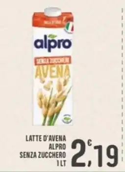 La Mimosa Supermercati Latte d'avena alpro senza zucchero offerta
