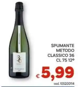 Vivo Supermercati Spumante metodo classico 36 offerta