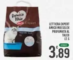 La Mimosa Supermercati Lettiera expert Amico Mio Selex profumata al talco offerta