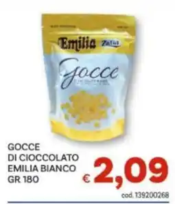 Vivo Supermercati Gocce di cioccolato Emilia bianco offerta