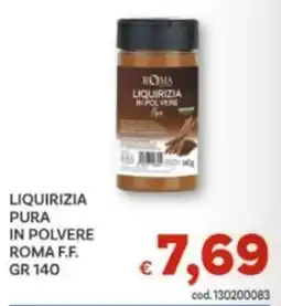 Vivo Supermercati Liquirizia pura in polvere Roma F.F. offerta