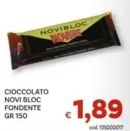 Vivo Supermercati Cioccolato Novi Bloc Fondente offerta