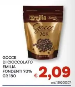 Vivo Supermercati Gocce di cioccolato Emilia fondenti 70% offerta