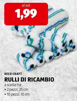 ALDI Deco Craft Rulli di ricambio offerta