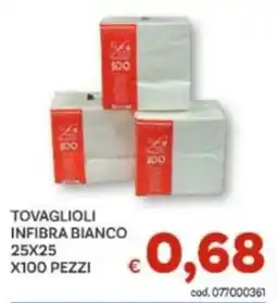 Vivo Supermercati Tovaglioli Infibra Bianco offerta