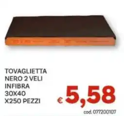 Vivo Supermercati Tovaglietta nero 2 veli infibra offerta