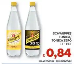 Vivo Supermercati Schweppes Tonica/ Tonica Zero offerta