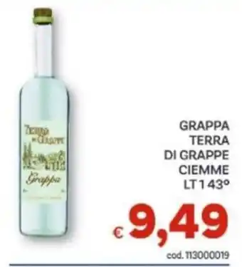 Grappa Terra di Grappe Ciemme