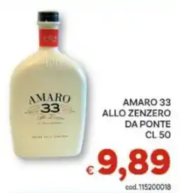 Vivo Supermercati Amaro 33 allo zenzero offerta