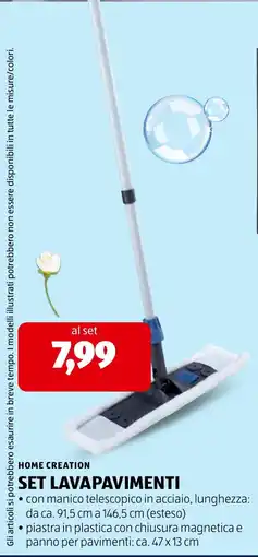 ALDI Home Creation Set Lavapavimenti offerta