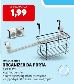 ALDI Home Creation Organizer da porta offerta