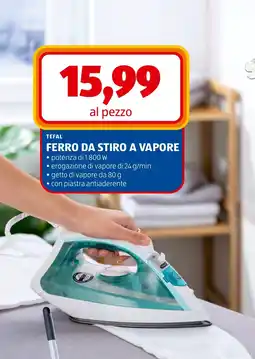 ALDI Tefal ferro da stiro a vapore offerta