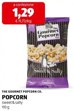 ALDI The Gourmet Popcorn Co. Popcorn sweet & salty offerta