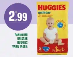La Mimosa Supermercati Huggies Pannolini Unistar offerta