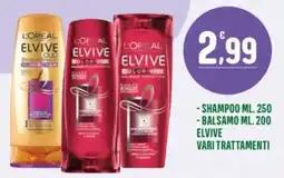 La Mimosa Supermercati L'oreal Elvive Shampoo/Balsamo offerta