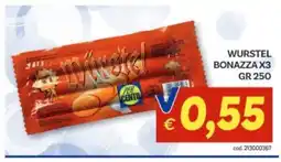 Vivo Supermercati Wurstel Bonazza offerta