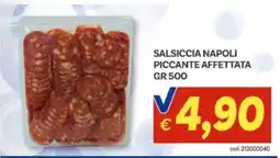 Vivo Supermercati Salsiccia Napoli Piccante Affettata offerta