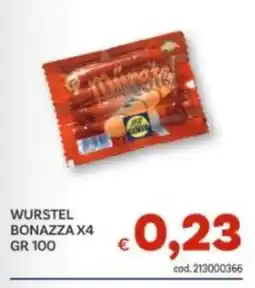 Vivo Supermercati Wurstel Bonazza offerta