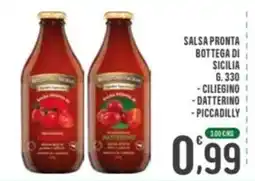 La Mimosa Supermercati Salsa pronta Bottega di Sicilia offerta