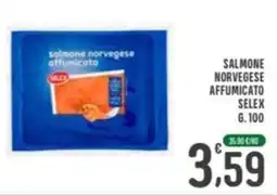 La Mimosa Supermercati Salmone norvegese affumicato Selex offerta