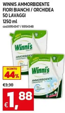 C+C maxigross Winni's ammorbidente fiori bianchi / orchidea offerta
