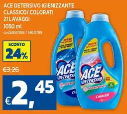 C+C maxigross Ace detersivo igienizzante colorati offerta