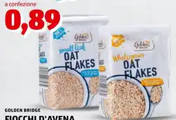 ALDI Golden Bridge fiocchi d'avena offerta