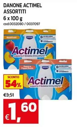 C+C maxigross Danone Actimel assortiti offerta