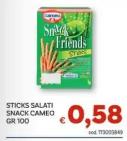 Vivo Supermercati Sticks salati snack cameo offerta