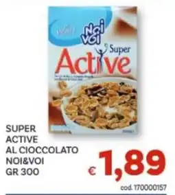 Vivo Supermercati Super Active al cioccolato Noi&Voi offerta