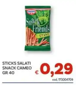 Vivo Supermercati Sticks salati snack Cameo offerta