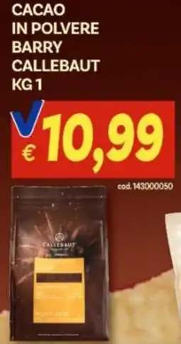 Vivo Supermercati Cacao in polvere Barry Callebaut offerta