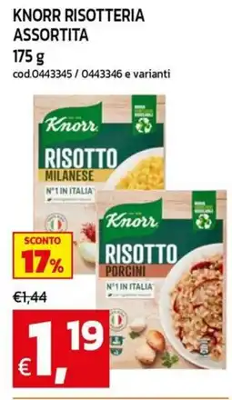 C+C maxigross Knorr risotteria assortita offerta