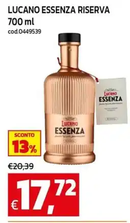 C+C maxigross Lucano Essenza Riserva offerta
