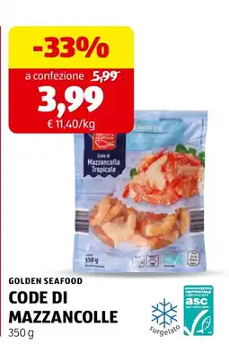 ALDI Golden Seafood Code di Mazzancolle offerta