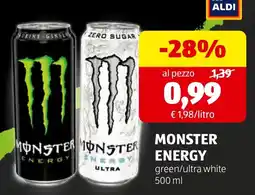 ALDI Monster Energy green/ultra white offerta