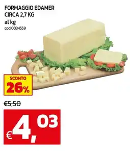 C+C maxigross Formaggio Edamer offerta