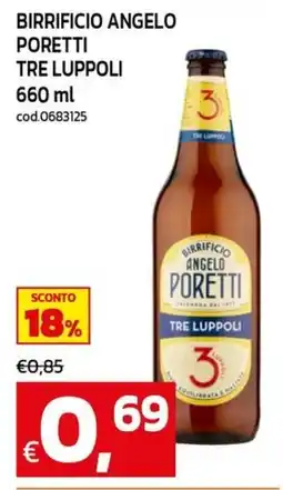 C+C maxigross Birrificio Angelo Poretti Tre Luppoli offerta