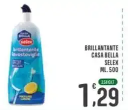 La Mimosa Supermercati Brillantante lavastoviglie Casa Bella Selex offerta